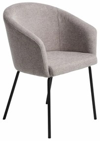 Easton design szék, világosszürke szövet