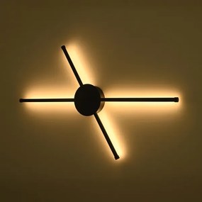 Brilagi - LED Fali lámpa LUGO QUATTRO LED/16W/230V fekete