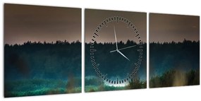 Kép - Hegyi táj (órával) (90x30 cm)
