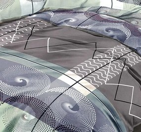 Pamut ágynemű Homa REZOR WHIRL 7 részes 140X200 cm
