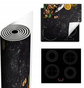 Tűzhelyvédő Szőnyeg Több Hely 60x52 pala tenger gyümölcsei