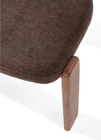 Barna kárpitozott étkezőszék szett 2 db-os Nadia – MOME