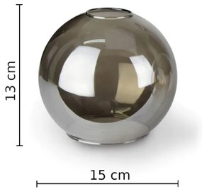 Felületre szerelhető csillár  STAR 5xE27/60W/230V fekete/füstös fekete