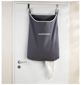 Laundry szürke felakasztható szennyestartó kosár, 65 l - Wenko