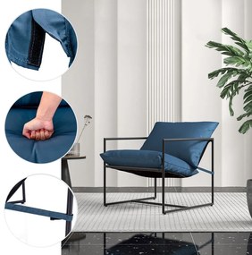 Fémvázas szék párnával 2db