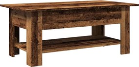 vidaXL antik fa színű szerelt fa dohányzóasztal 102 x 55 x 42 cm