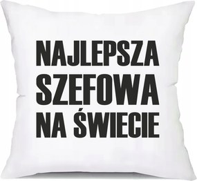Párna A világ legjobb főnöke Munkatárs Vicces Kedves Ajándék