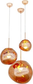 KING HOME JD8042 FUSION Modern Függesztett Lámpa Réz E27 IP20