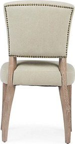 Bézs kárpitozott étkezőszék Maratriz – Bizzotto