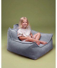 Kék kordbársony gyerek babzsákfotel Chair – Wigiwama