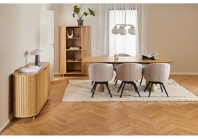 Natúr színű komód tölgyfa dekorral 160x80x45 cm Colima – Actona