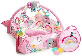 Bright Starts - Gyermek játékszőnyeg 5in1 YOUR WAY BALL PLAY 3xAA rózsaszín