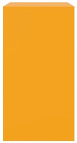 vidaXL mustársárga acél tálalószekrény 67 x 39 x 73 cm