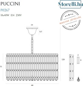 Függeszték Króm PUCCINI MAXLIGHT P0267