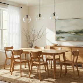 Étkezőszék tölgyfa dekorral Roxby - Actona