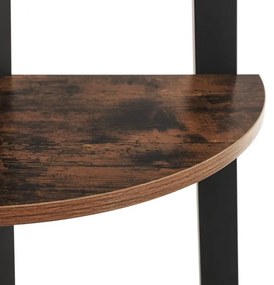 NAVARO könyvespolc barna/fekete