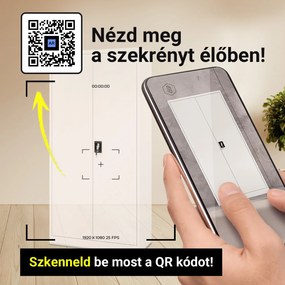 Fém iratszekrény JAN, 900 x 1850 x 400 mm, fehér