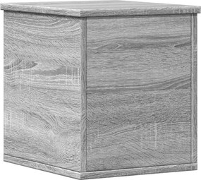 vidaXL szürke sonoma színű szerelt fa tárolóláda 30 x 35 x 35 cm