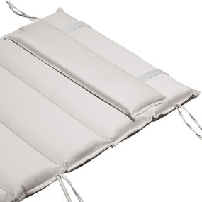 Detex BALI szaunaágy párna, 58x7x194cm, bézs