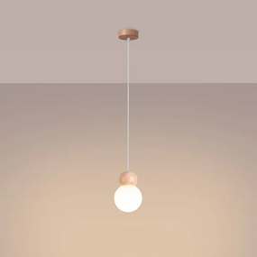 Sollux SL.1390 - Csillár zsinóron PEKKA 1xG9/8W/230V fehér