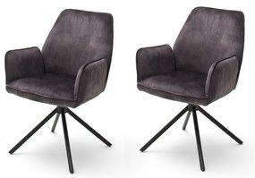 MC Akcent NEXORO étkezőszék 2 db antracit 4027207171742