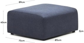 Sötétkék kanapé modul Neom – Kave Home