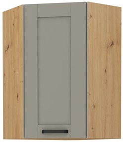 Felső sarok konyhaszekrény Lucid 58 x 58 GN 90 1F (artisan tölgy + claygrey). 1045503