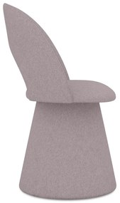 Levendula színű kárpitozott étkezőfotel Kalo – Makamii