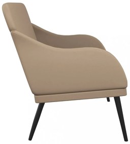 vidaXL kávészínű műbőr pad 110 x 76 x 80 cm