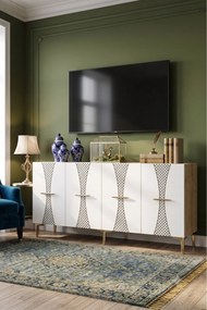 Slim 150 - Sapphire Oak, White, Gold