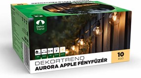 Dekortrend Aurora Apple fényfüzér, 10 égő