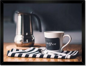Poszterek keretben 40x30 Kávé a reggelben