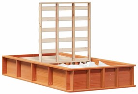 Ágykeret tárolóval Viaszbarna 80 x 200 cm faszínű