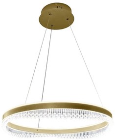 Milagro LED Csillár zsinóron PRECIOSA LED/52W/230V átm. 60 cm arany MI2537