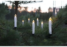 Shaft 10 db-os LED gyertyakészlet távirányítóval, magasság 13,5 cm - Star Trading