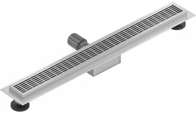 Mexen Flat M33 rozsdamentes acél zuhanytálca 60 cm, rozsdamentes acél, 1033060-15
