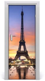 Fotótapéta ajtóra Eiffel-torony 75x205 cm