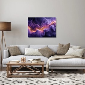Üveg kép - Bíbor köd (70x50 cm)