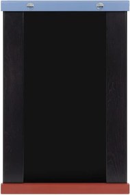 Fali tükör polccal tömörfa kerettel 50x75 cm Lun – noo.ma