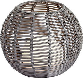 Kültéri asztali lámpa sötétszürke 25 cm LED-del, USB-C-vel újratölthető IP44 - Oli