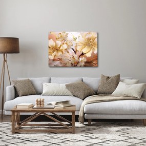 Kép - Arany virágok (70x50 cm)