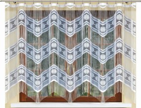 Mg Spagetti Függöny 2070 Zsinór 300x160 Fehér szalag