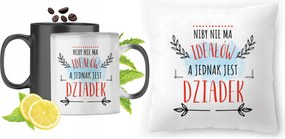 Nagypapa szett Mágikus bögre fényképes nyomott mintás párna