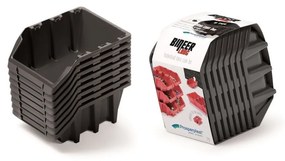 Kistenberg Tárolódoboz készlet 8db BINEER LONG SET 160x98x70mm, fekete