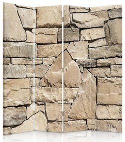 Gario Paraván Bézs homokko fal Méret: 145 x 170 cm, Kivitelezés: Forgó paraván 360°