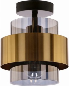 Candellux Mennyezeti lámpa Spiega Fekete/Arany E27 60W Állítható