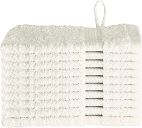 vidaXL Vendégtörölköző SOLUND 10 pcs Krém 15 x 21 cm 550 gsm