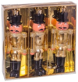 Karácsonyfadísz készlet 3 db-os 13 cm Soldier – Casa Selección