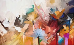 Fotótapéta Flizelina Dekoratív az irodába Virágos absztrakt 416x254 Ragasztó