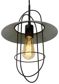 Lucide 74309/01/37 - Csillár zsinóron MASSON 1xE27/40W/230V türkiz